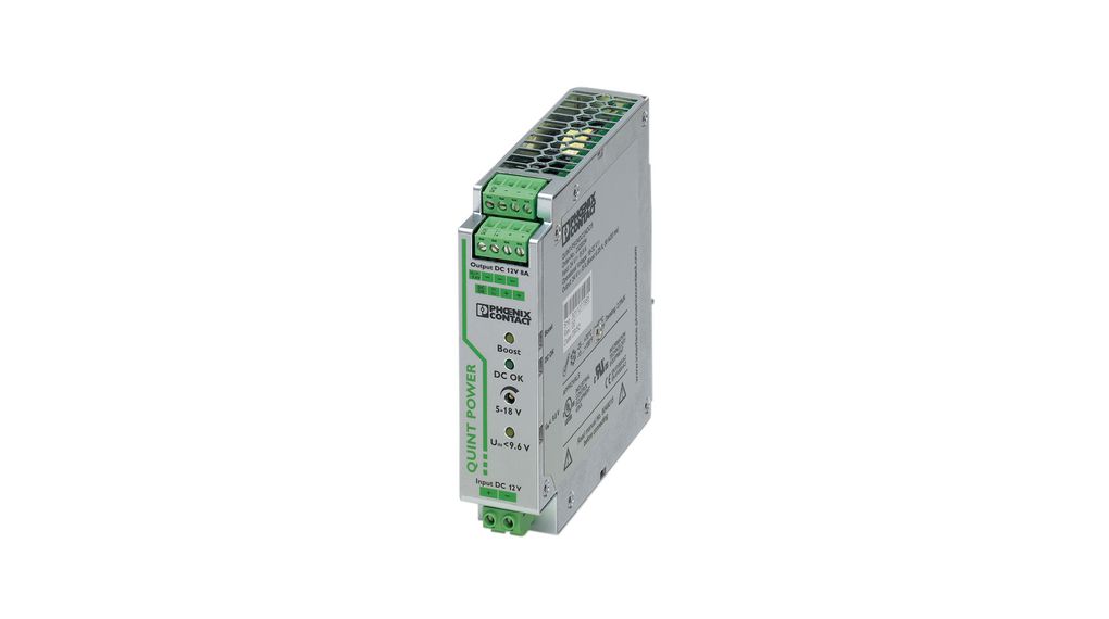 DC / DC Converter, 9 ... 18V, 12V, 8A, 96W